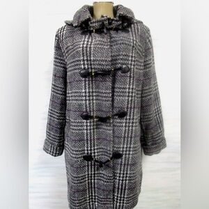 Jessica London Hooded Toggle Coat